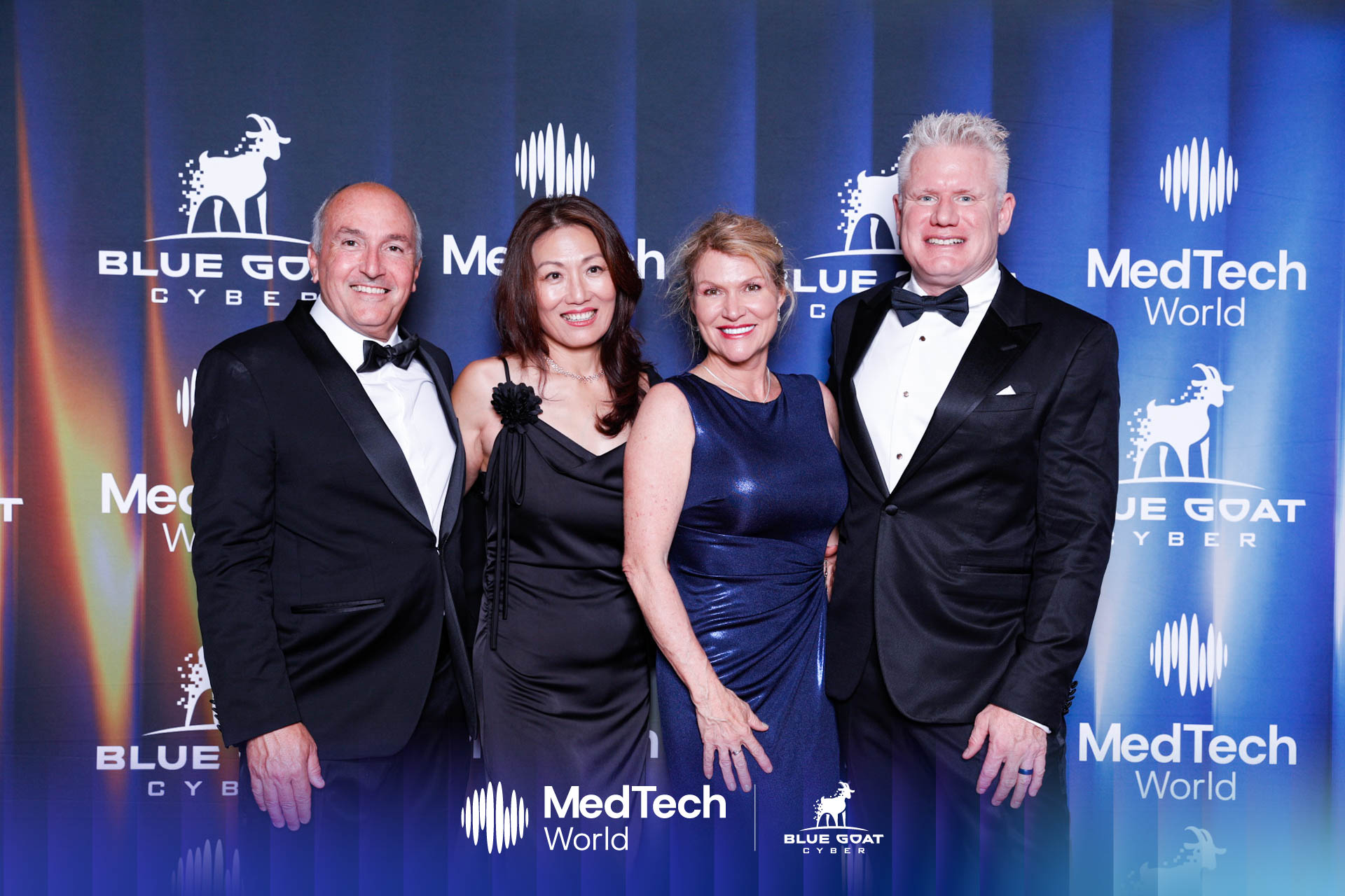 Blue Goat Cyber leadership at the MedTech World gala