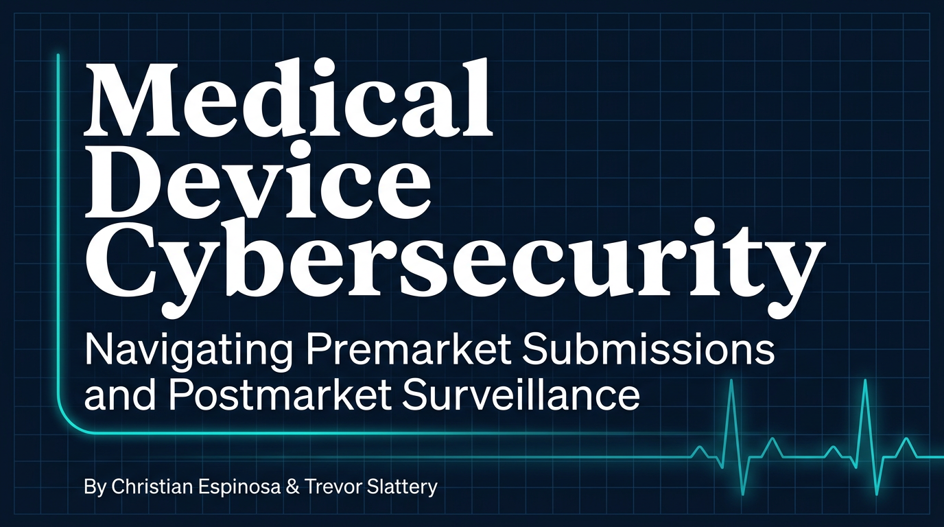 Medical Device Cybersecurity - book cover