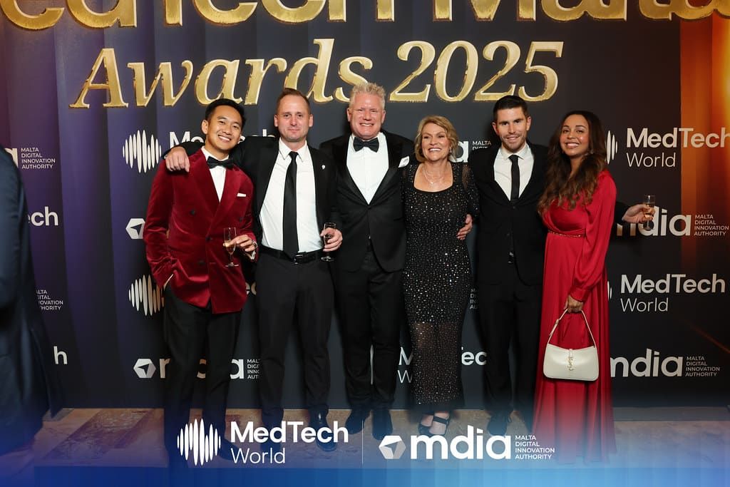 Blue Goat Cyber team at the MedTech World Awards 2025