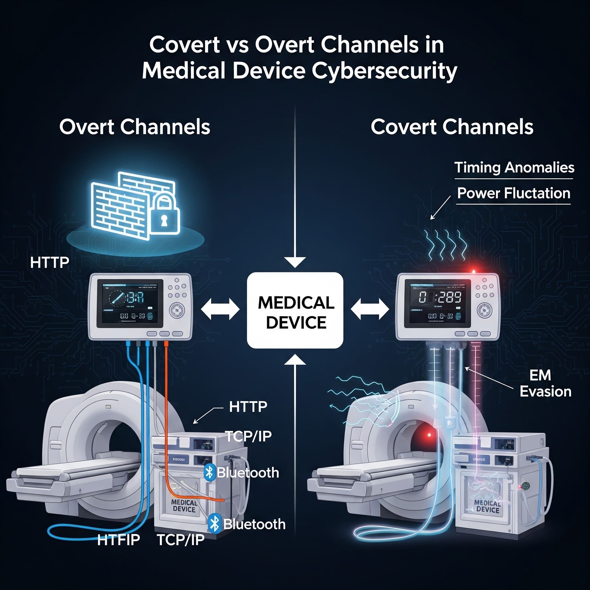 Primer article cover: Covert vs Overt Channels in Medical Device Cybersecurity