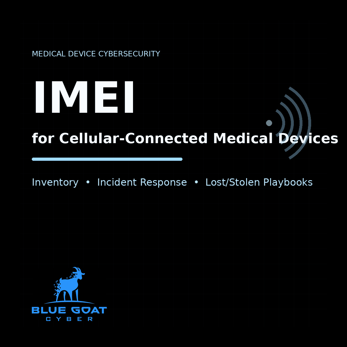 Primer article cover: What Is IMEI? The Unique Identifier for Cellular-Connected Medical Devices