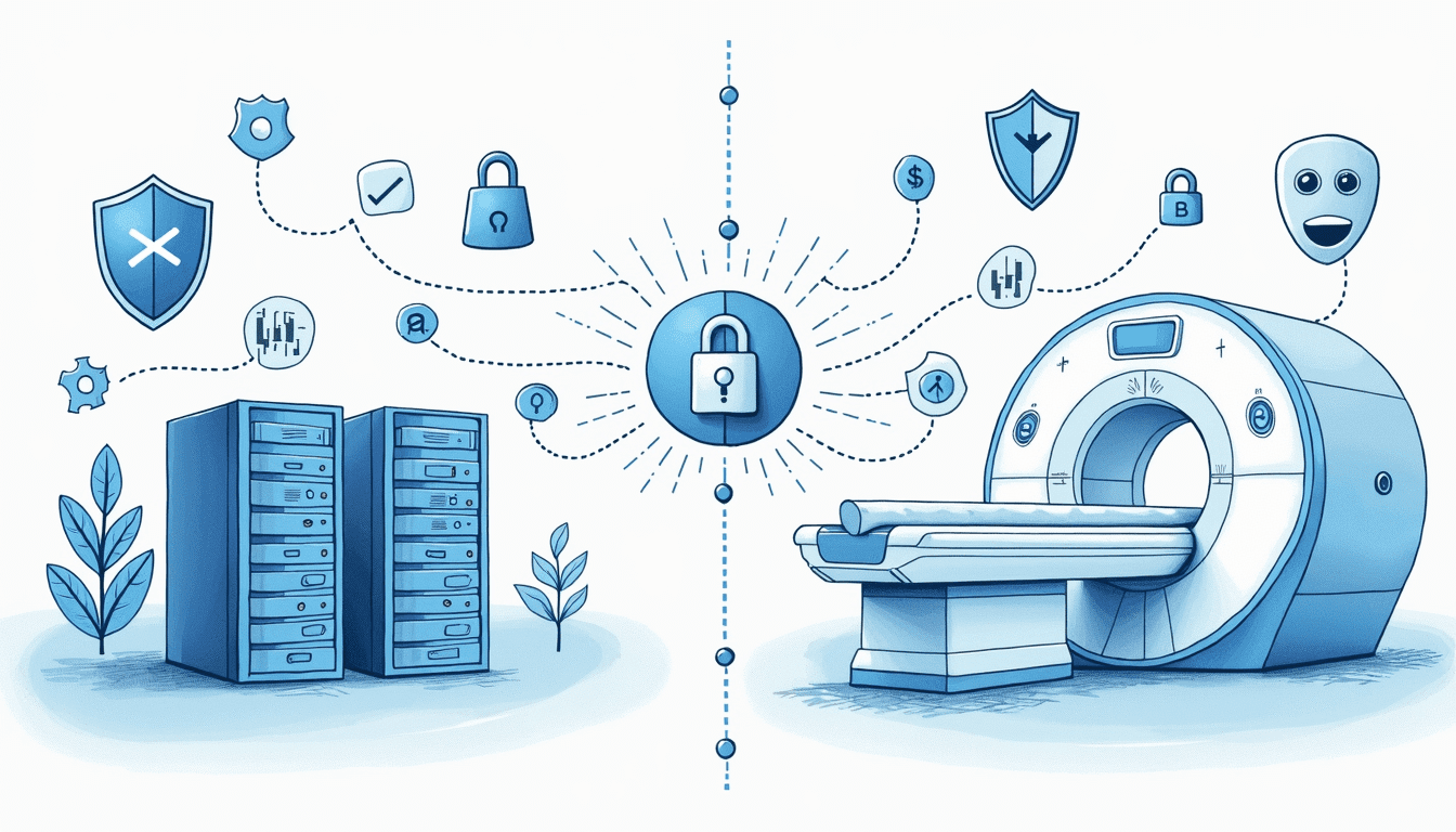 Primer article cover: Traditional vs Medical Device Cybersecurity