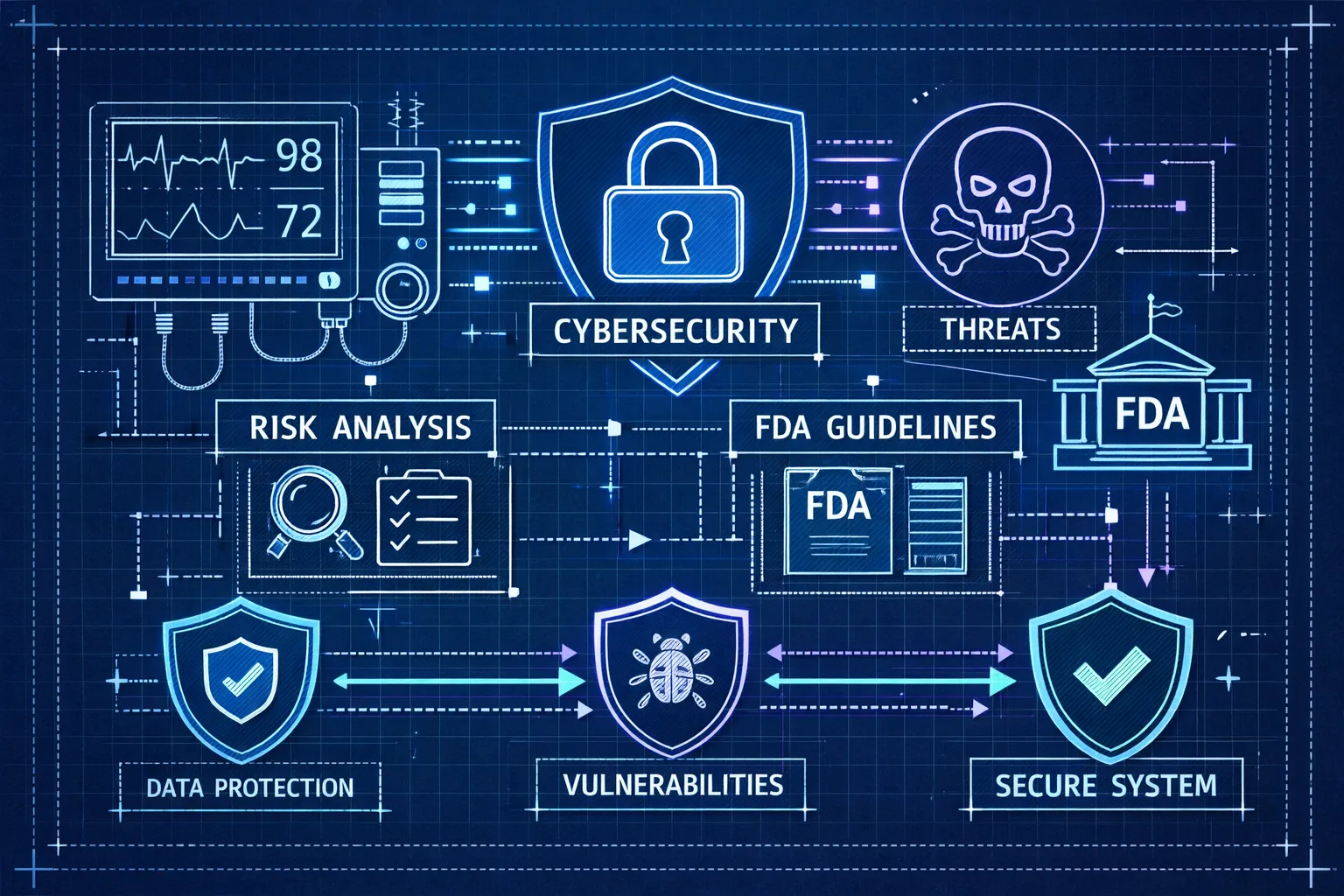 Cover image for Medical Device Cybersecurity Risk Analysis: The FDA Playbook