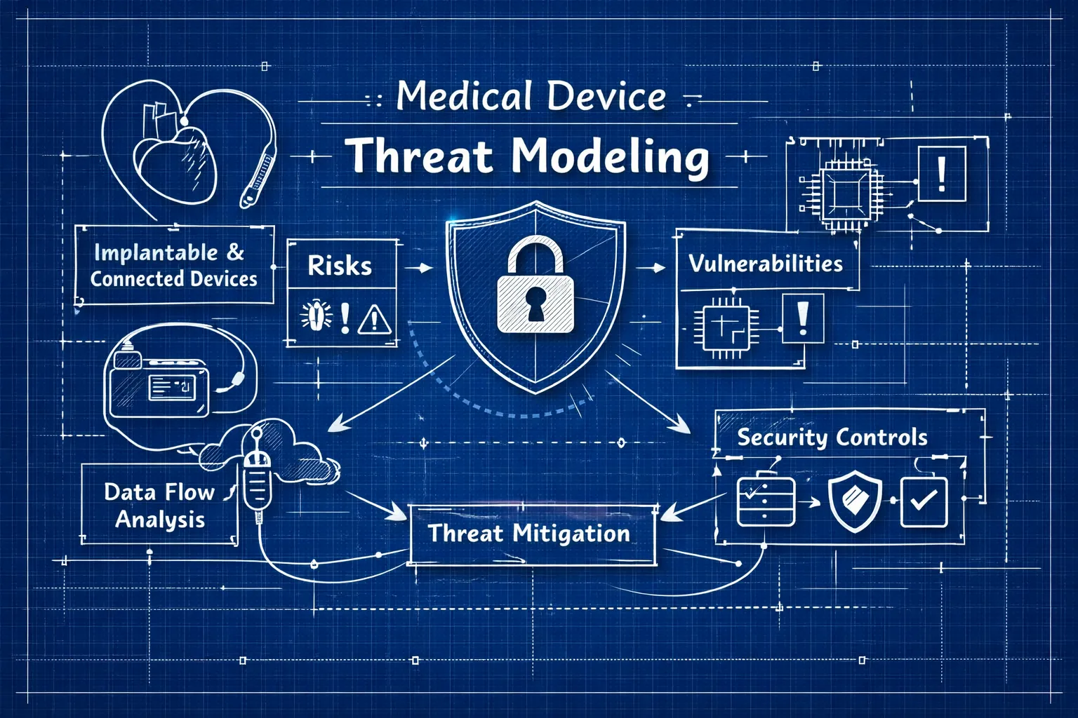 Cover image for Threat Modeling Connected & Implantable Devices