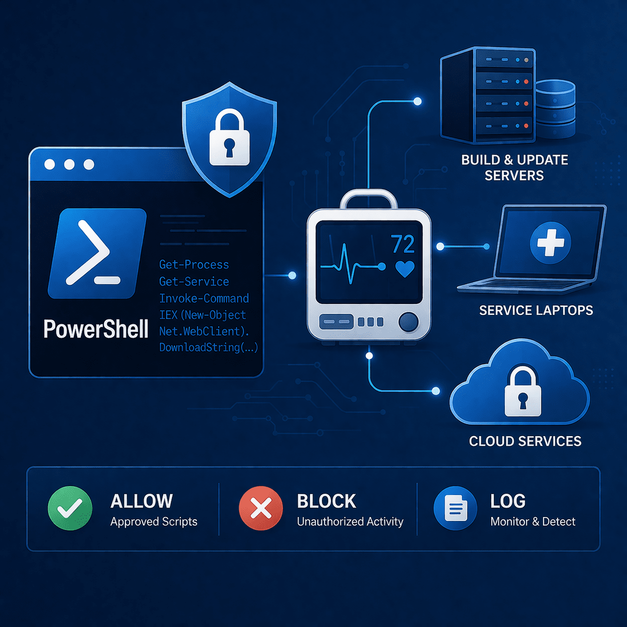 PowerShell in Medical Device Cybersecurity: Abuse & DefensesPowerShell in Medical Device Cybersecurity: Abuse & Defenses