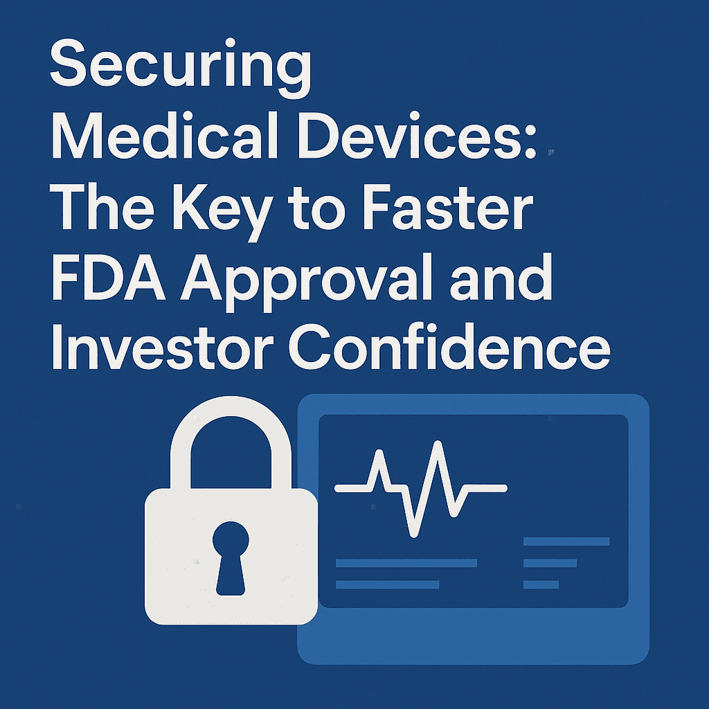 Cover image for Securing Medical Devices: The Key to Faster FDA Clearance and Investor Confidence