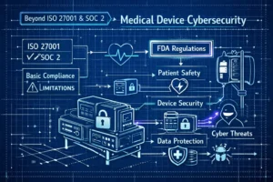 Why ISO 27001 and SOC 2 Are Not Enough for FDA Medical Device Cybersecurity