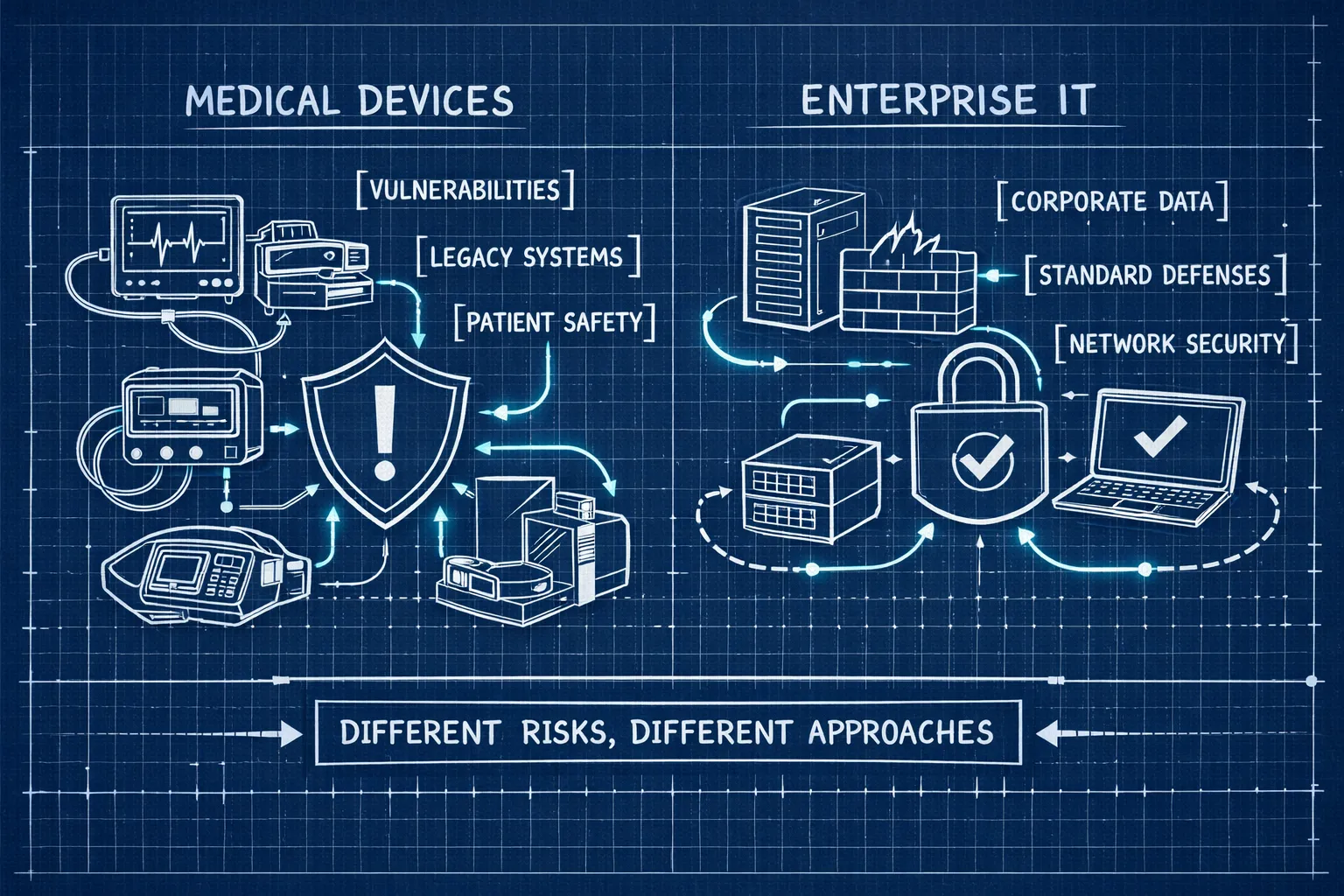 Primer article cover: Why Medical Device Cybersecurity Is Nothing Like Enterprise IT