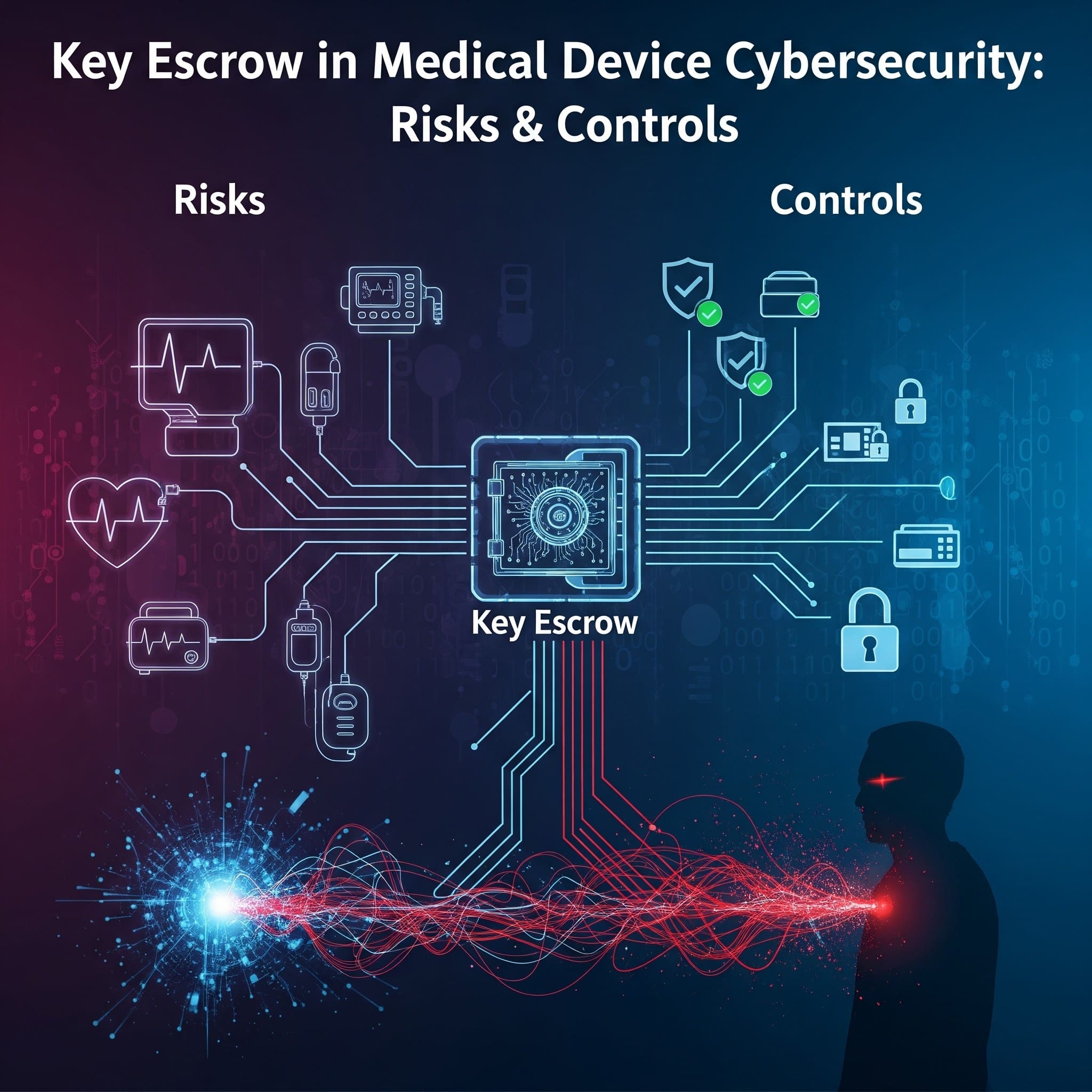 Primer article cover: Key Escrow in Medical Device Cybersecurity: Risks & Controls