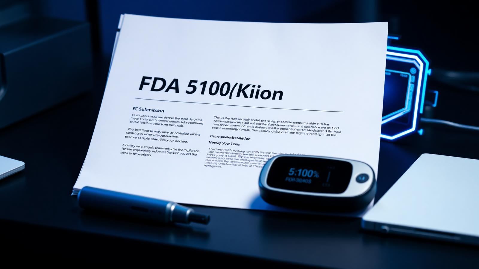 Digital lock securing medical device data, representing FDA 510(k) cybersecurity compliance requirements