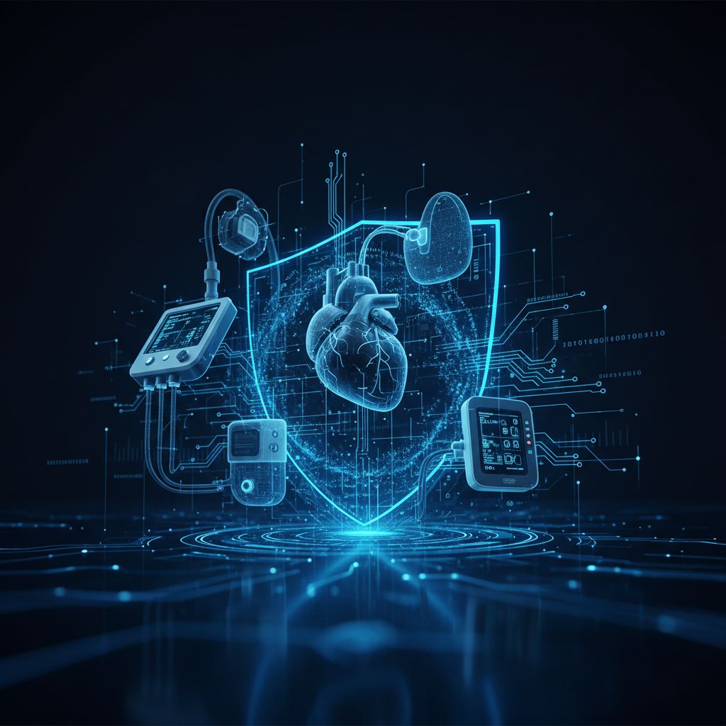 Abstract network nodes and circuitry represent secure real-time operating systems within medical devices