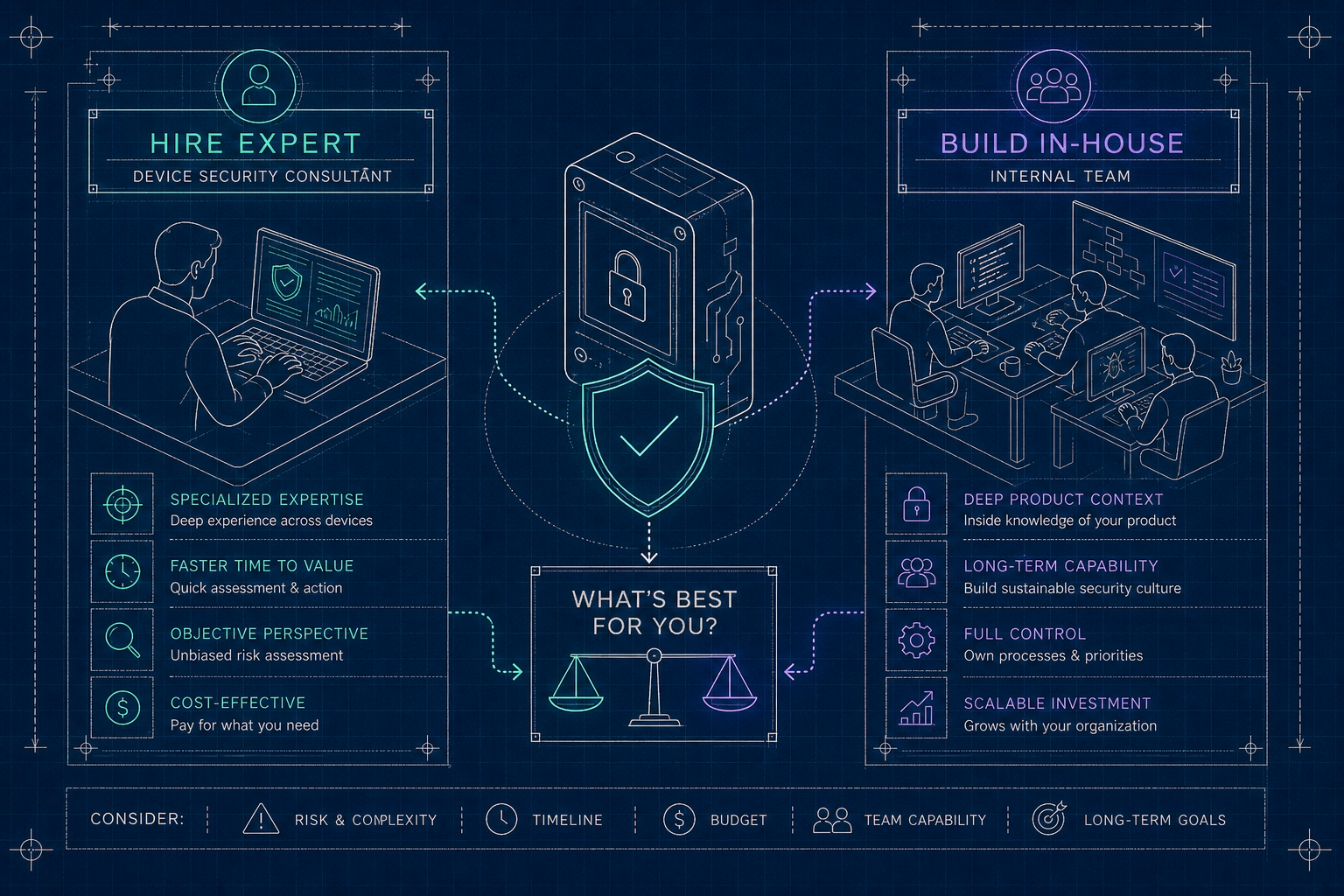 FDA article cover: When to Hire a Device Security Consultant vs. Build In-House