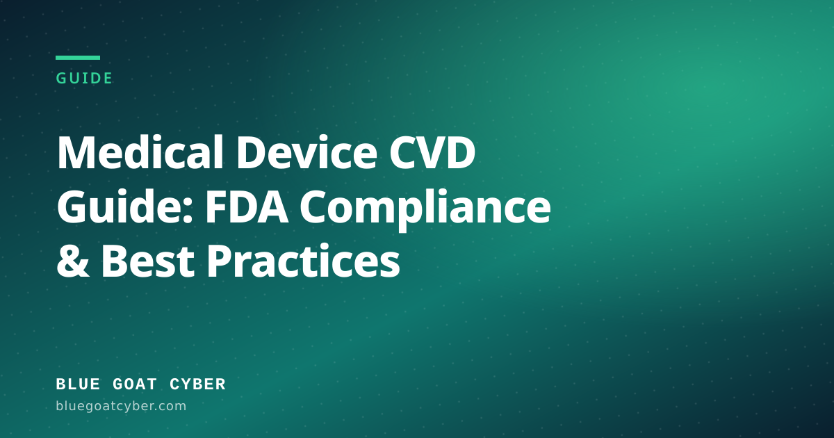 Hero illustration for the article: Medical Device CVD Guide: FDA Compliance & Best Practices