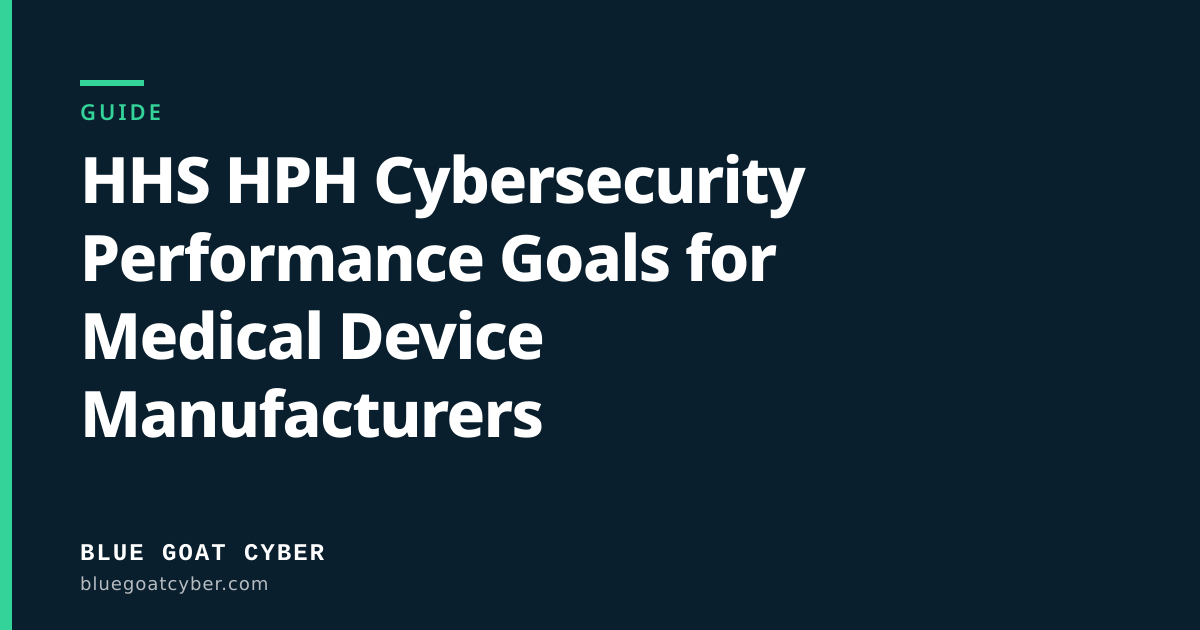 Hero illustration for the Standards article: HHS HPH Cybersecurity Performance Goals for Medical Device Manufacturers