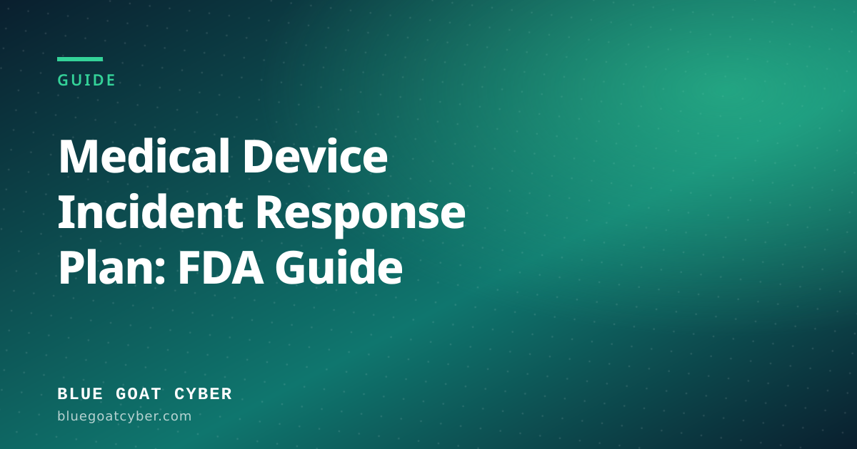 Hero illustration for the article: Medical Device Incident Response Plan: FDA Guide
