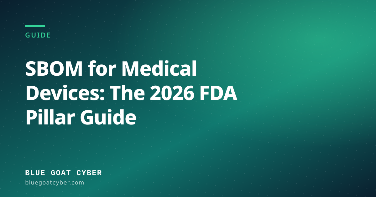 Hero illustration for the article: SBOM for Medical Devices: The 2026 FDA Pillar Guide