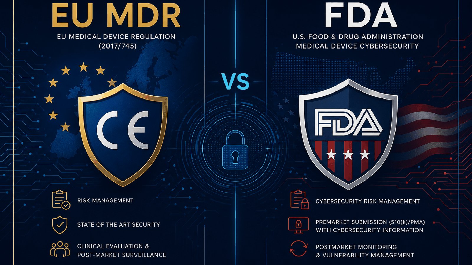 Cover image for Medical Device Pen Testing: FDA vs EU MDR 2026