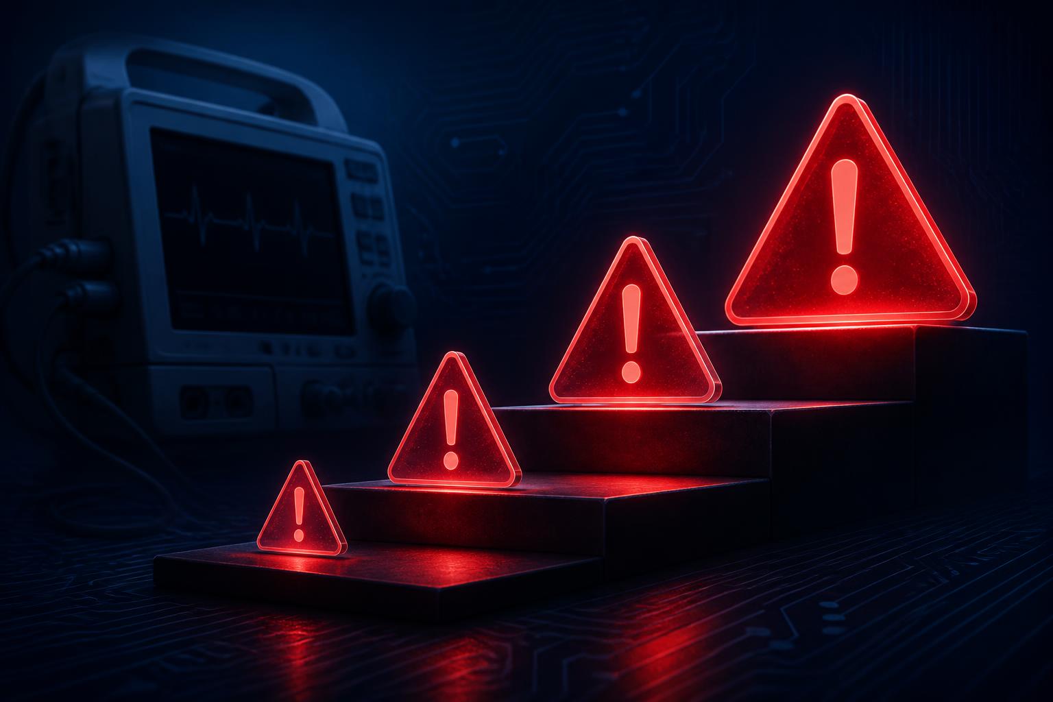 Hero illustration for the Compliance article: FDA Cybersecurity Failure Consequences for Medical Devices