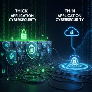 Thick vs. Thin Application Cybersecurity