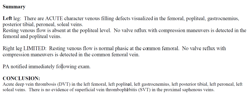 Christian Espinosa's Diagnosis