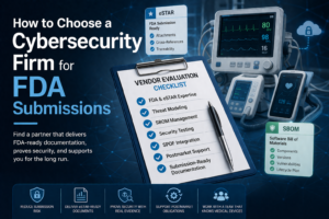 How to Choose a Cybersecurity Firm for FDA Medical Device Submissions