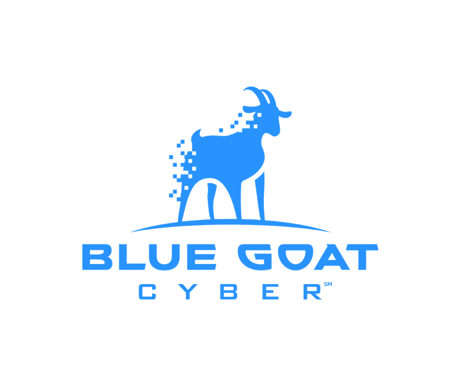 Blue Goat Cyber Logo with Service Mark