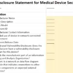 MDS2 medical device cybersecurity