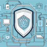 A stylized in vitro diagnostic (ivd) device surrounded by a digital shield