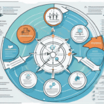 An interconnected diagram that visually represents the relationship between capa (corrective and preventive actions) and fmea (failure mode and effects analysis)