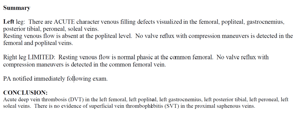 Christian Espinosa's Diagnosis